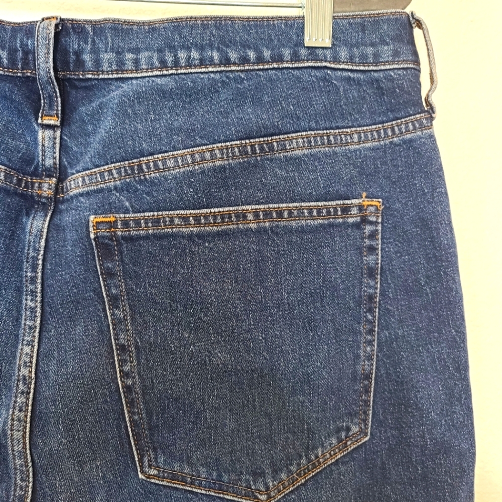 J. Crew Mid-Rise Flare Cropped Jeans Button Front - Picture 11 of 12